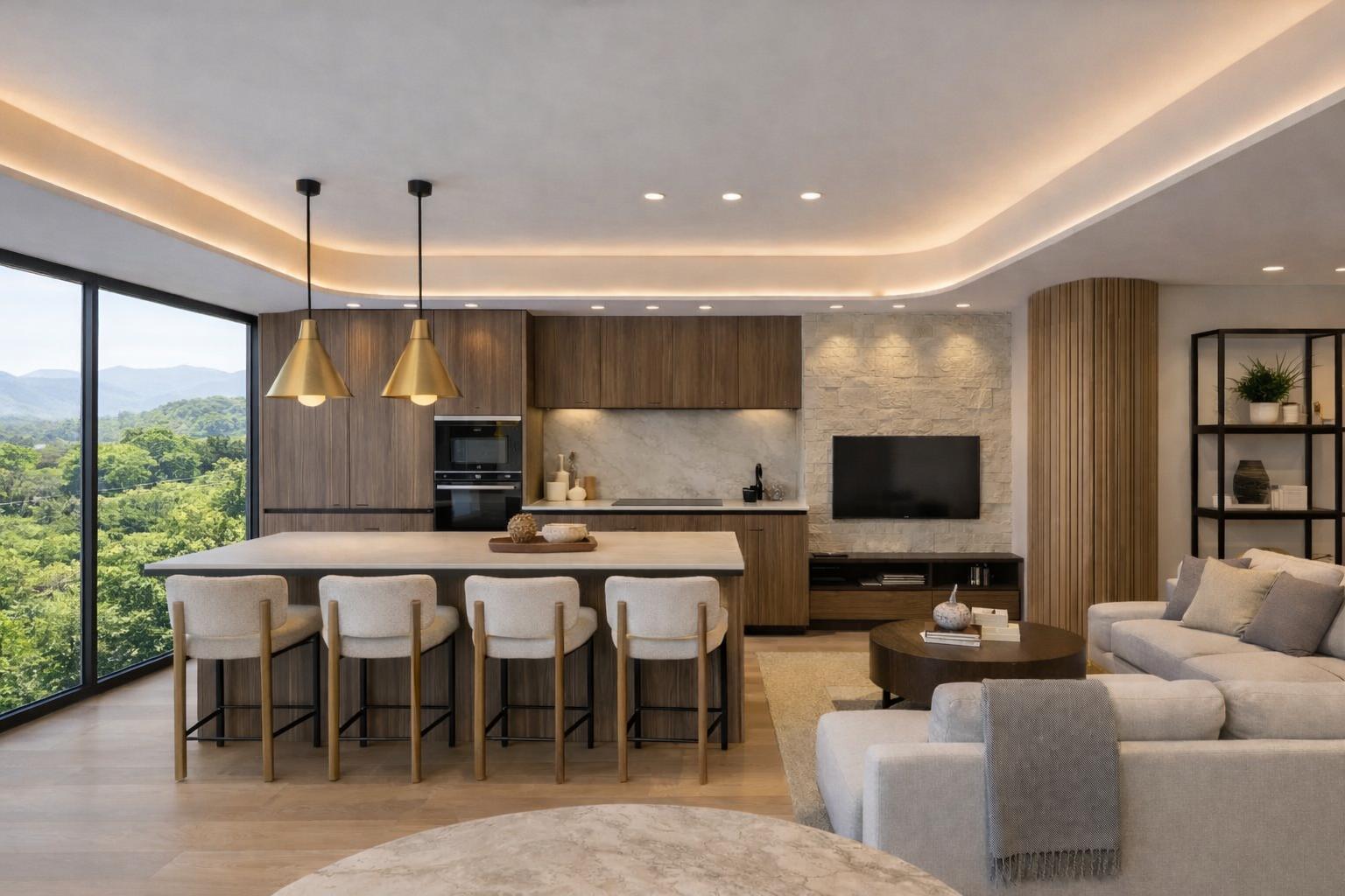 Espacio luminoso con vistas naturales - Lorai Interior